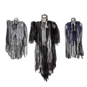 3 Pack Hanging Halloween Skeleton Ghosts