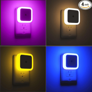 Sujeet Night Lights Plug into Wall (4-Pack)