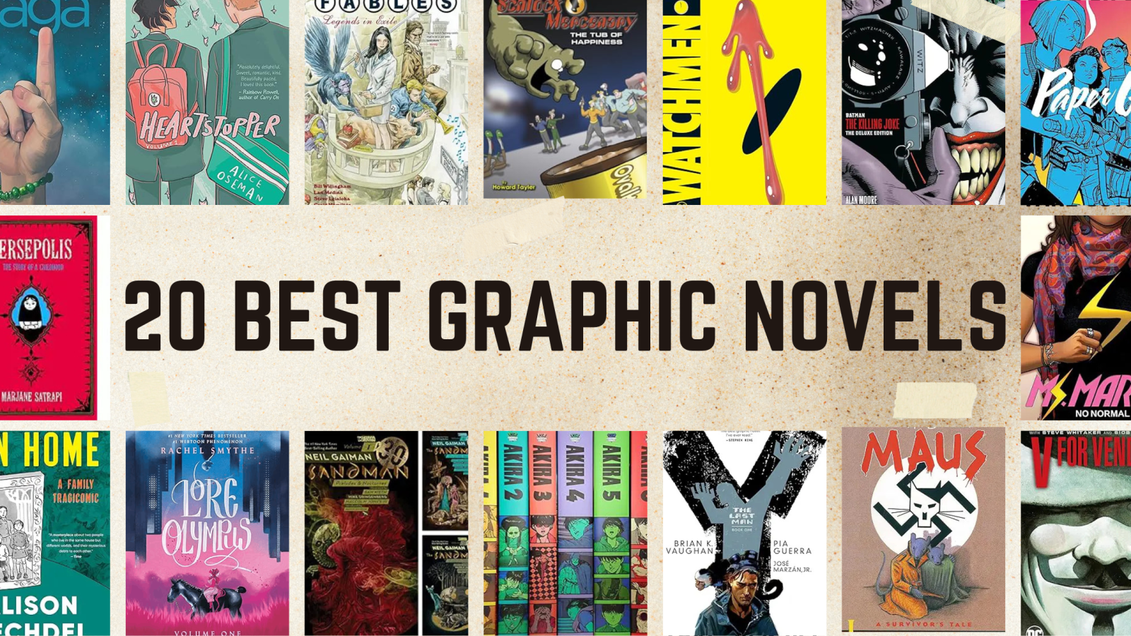 20 Best Graphic Novels