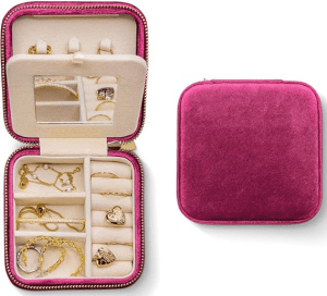 Benevolence LA Plush Velvet Jewelry Box Christmas gifts for women