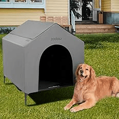 42” Outdoor Dog House for Large Breeds by Zooba _best large dog houses