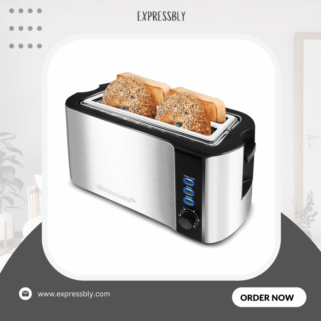 Elite Gourmet ECT-3100 Long Slot Toaster best premium kitchen appliances