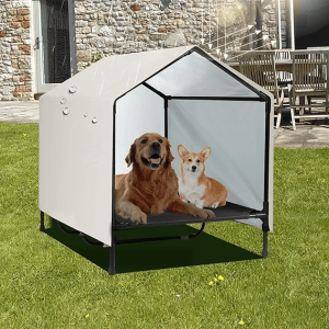 Indoor Outdoor Dog House by CAREDPETS best large dog houses