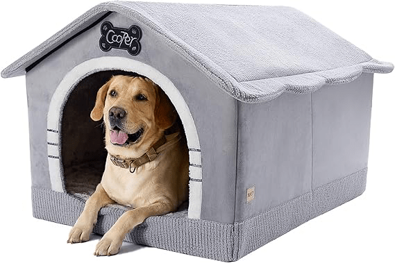 Jiupety Indoor Dog House with Frame best large dog houses