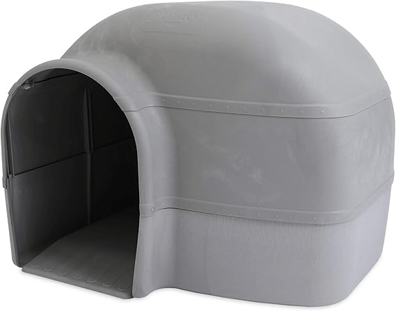 Petmate Husky Dog House for Dogs Up to 90 Pounds, Grey best large dog houses