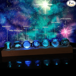 Planet Crystal Ball Night Light_ Celestial Elegance best gifts for men on valentines