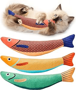 Potaroma Cat Toys Saury Fish (3 Pack) high quality cat toys