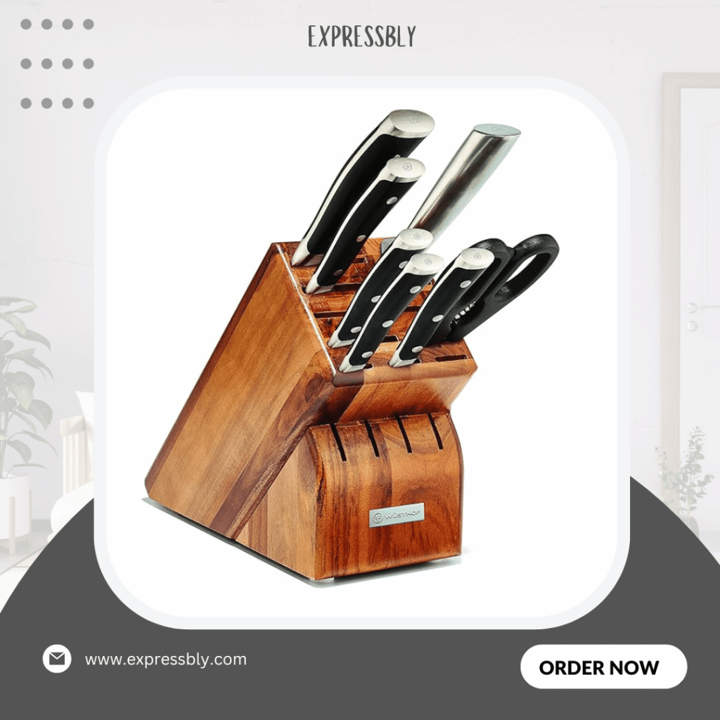 Wüsthof Classic IKON 8-Piece Knife Block Set best premium kitchen knives